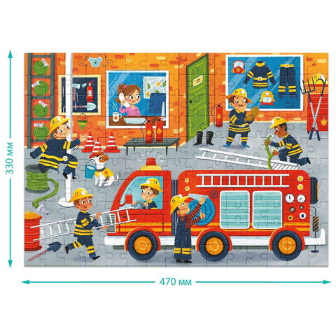Dodo Puzzle meserii - Pompier (150 piese)