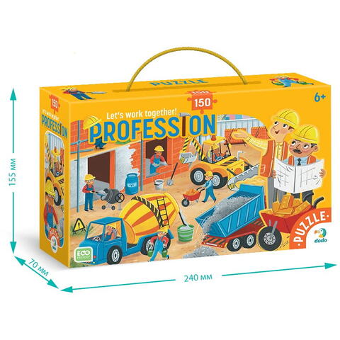 Dodo Puzzle meserii - Constructor (150 piese)
