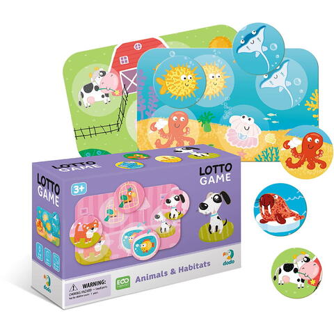 Dodo Joc lotto - Animale si habitate