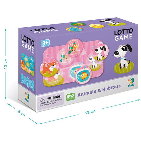 Dodo Joc lotto - Animale si habitate