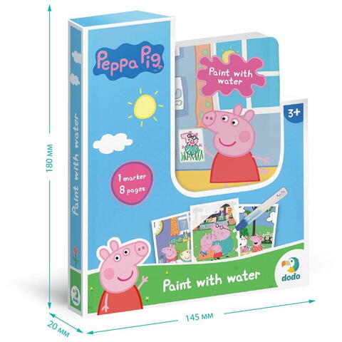 Dodo Set de colorat cu apa - Peppa Pig