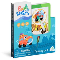 Set de colorat cu apa - Vehicule