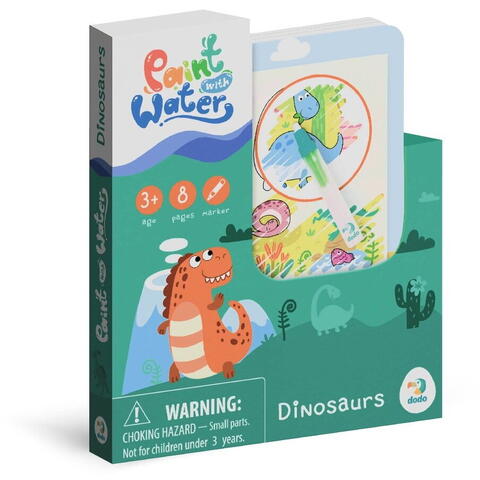 Dodo Set de colorat cu apa - Dinozauri