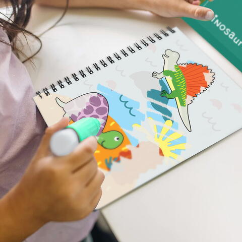 Dodo Set de colorat cu apa - Dinozauri