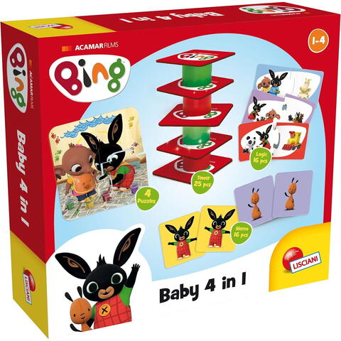 LISCIANI Joc de logica 4 in 1 - Bing