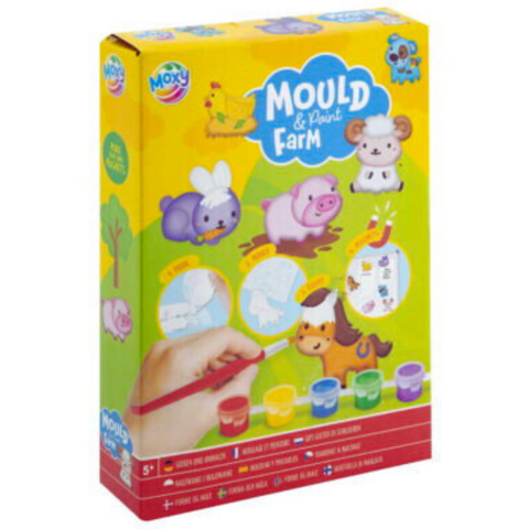 Moxy Set modelez si pictez - Animalutele de la ferma