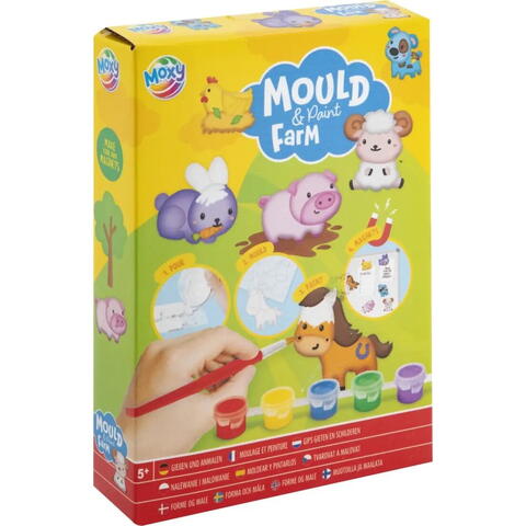 Moxy Set modelez si pictez - Animalutele de la ferma