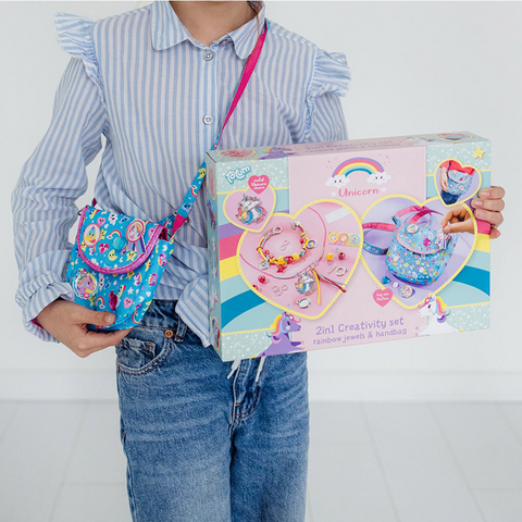 Totum Set creativ 2 in 1 - Bijuterii & gentuta unicorni