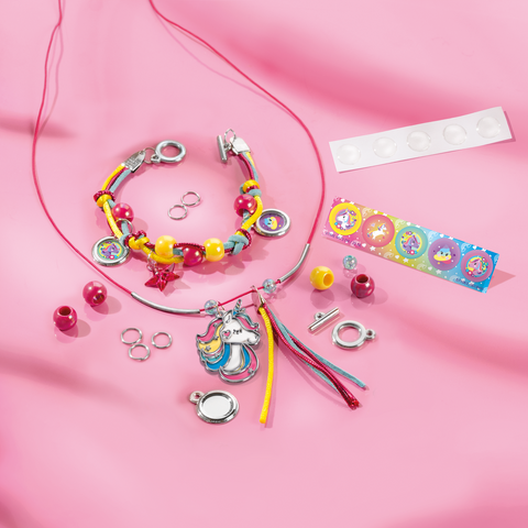 Totum Set creativ 2 in 1 - Bijuterii & gentuta unicorni