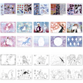 Totum Carte de colorat & abtibilduri cu numere - Frozen