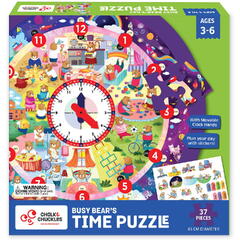 Puzzle - Ursuletul invata ceasul