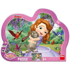 Puzzle cu rama - Printesa Sofia si prietenii (25 piese)