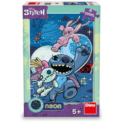 Puzzle neon XL - Stitch (100 piese)