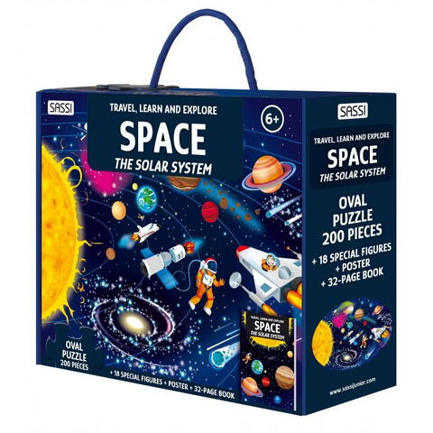 Sassi Cunoaste si exploreaza - Puzzle Sistemul solar (200 piese)