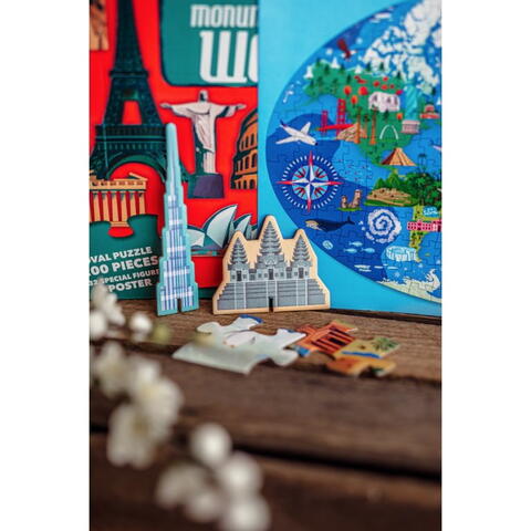 Sassi Cunoaste si exploreaza - Puzzle Monumentele lumii (200 piese)