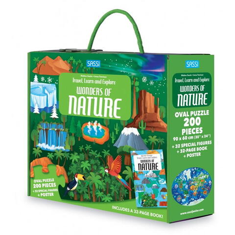 Sassi Cunoaste si exploreaza - Puzzle Minunile naturii (200 piese)
