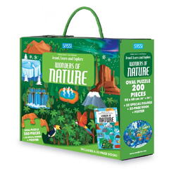 Cunoaste si exploreaza - Puzzle Minunile naturii (200 piese)