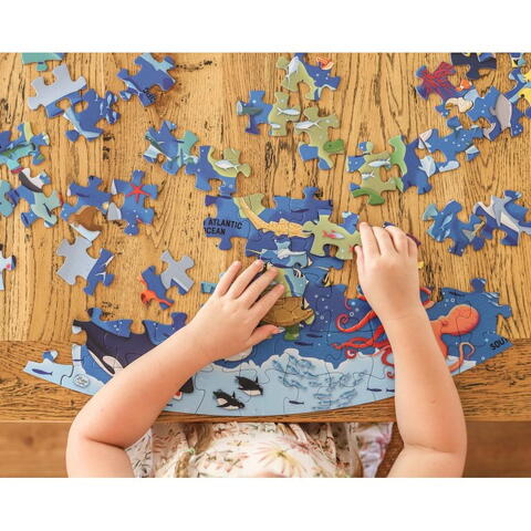 Sassi Cunoaste si exploreaza - Puzzle Mari si oceane (205 piese)