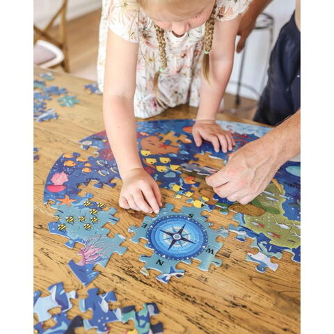 Sassi Cunoaste si exploreaza - Puzzle Mari si oceane (205 piese)