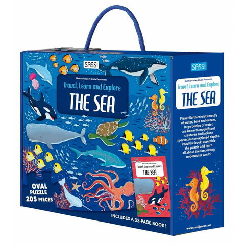 Sassi Cunoaste si exploreaza - Puzzle Mari si oceane (205 piese)
