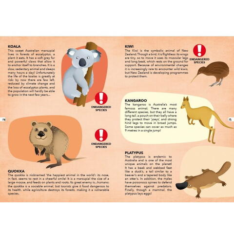 Sassi Cunoaste si exploreaza - Puzzle Animale pe cale de disparitie (205 piese)