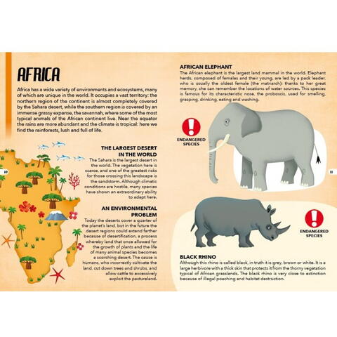 Sassi Cunoaste si exploreaza - Puzzle Animale pe cale de disparitie (205 piese)