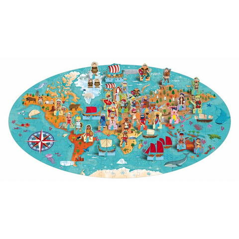 Sassi Cunoaste si exploreaza - Puzzle Civilizatii antice (200 piese)
