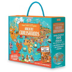 Cunoaste si exploreaza - Puzzle Civilizatii antice (200 piese)