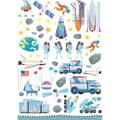 Sassi Primul set de arta & lucru manual - Spatiu cosmic