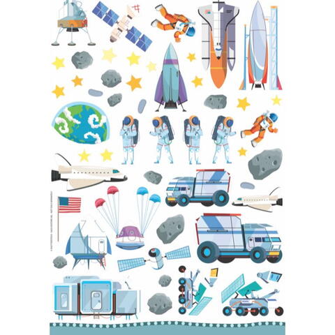 Sassi Primul set de arta & lucru manual - Spatiu cosmic
