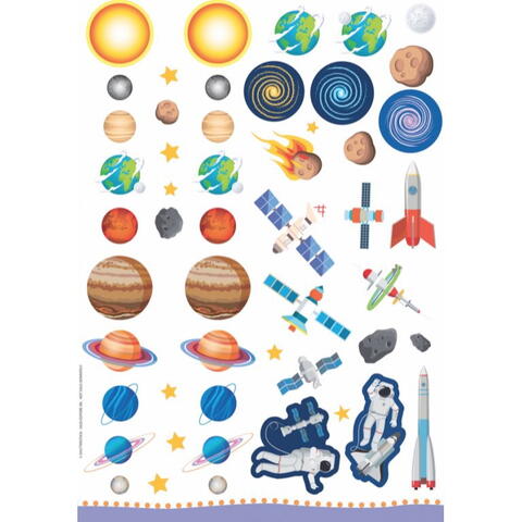 Sassi Primul set de arta & lucru manual - Spatiu cosmic