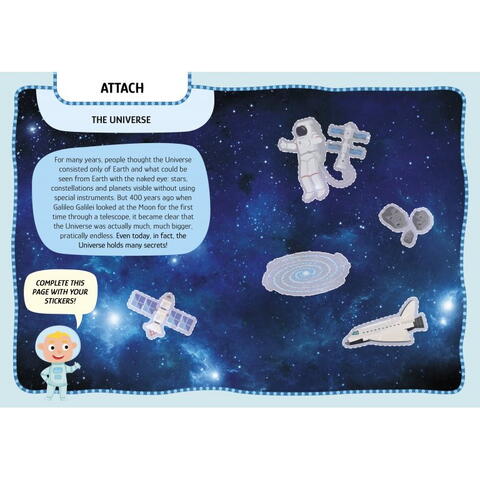 Sassi Primul set de arta & lucru manual - Spatiu cosmic