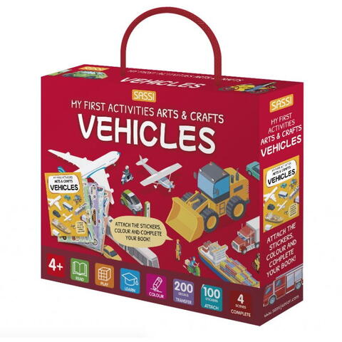 Sassi Primul set de arta & lucru manual - Vehicule