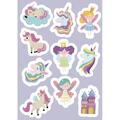 Sassi Carte de activitati cu abtibilduri - Unicorni magici