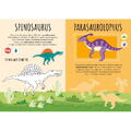 Sassi Carte de activitati cu abtibilduri - Dinozauri
