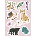 Sassi Carte de activitati cu abtibilduri - Jungla
