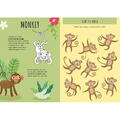 Sassi Carte de activitati cu abtibilduri - Jungla