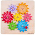 BIGJIGS Toys Puzzle din lemn cu rotite - RESIGILAT