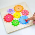 BIGJIGS Toys Puzzle din lemn cu rotite - RESIGILAT