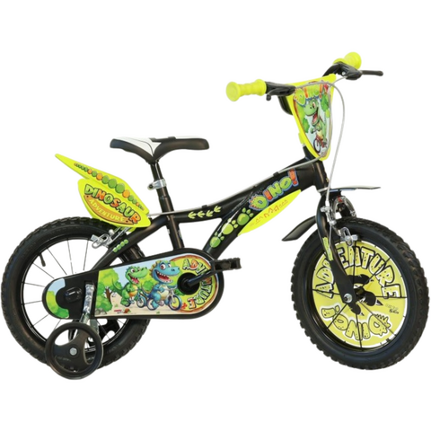 DINO BIKES Bicicleta copii 14'' Aventurile dinozaurului
