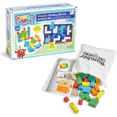 Set activitati cu cuburi din lemn - Numberblocks®