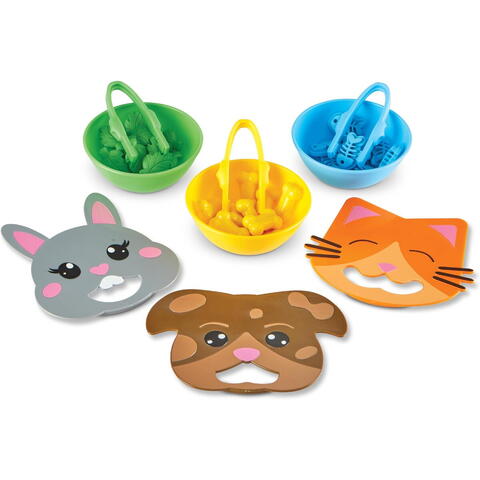 Learning Resources Joc motricitate & sortare - Hraneste animalutele
