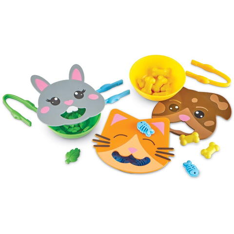 Learning Resources Joc motricitate & sortare - Hraneste animalutele