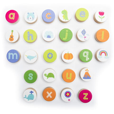 Educational Insights Puzzle din lemn - Litere & sunete in lb. engleza