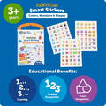 Learning Resources Set activitati educative cu abtibilduri - Culori, numere si forme