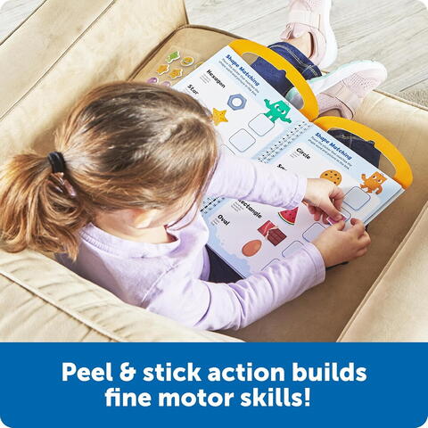 Learning Resources Set activitati educative cu abtibilduri - Culori, numere si forme