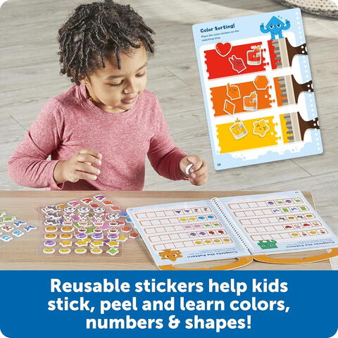 Learning Resources Set activitati educative cu abtibilduri - Culori, numere si forme