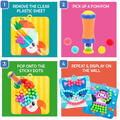 Educational Insights Set creativ cu pompoane - Imbraca animalutele