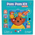 Educational Insights Set creativ cu pompoane - Imbraca animalutele