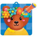 Educational Insights Set creativ cu pompoane - Imbraca animalutele